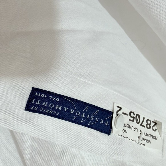 Suitsupply Tuxedo Shirt 17L 43L Slim Fit Egyptian Cotton French Cuff White - Picture 6 of 8